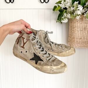 Golden Goose Limited Edition New York Skyline Francy Trainer Sneakers